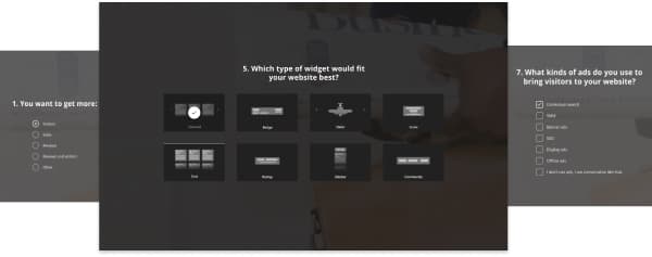 Survey - your way to widgets